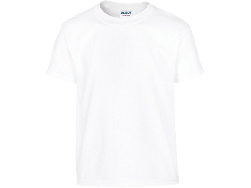 Kinder t-shirt van Gildan, mooie zware kwaliteit shirt, goed te bedrukken met uw logo
