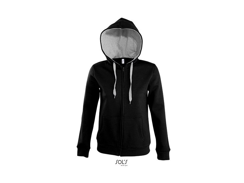 SOL´S - Women´s Contrast Hooded Zip Jacket Soul