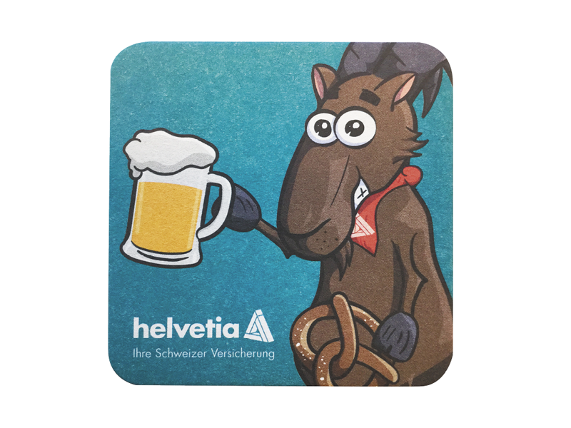 Bierviltjes vierkant 93 x 93 mm