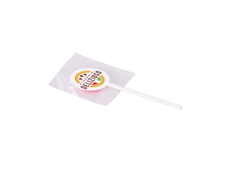 Lolly met sticker