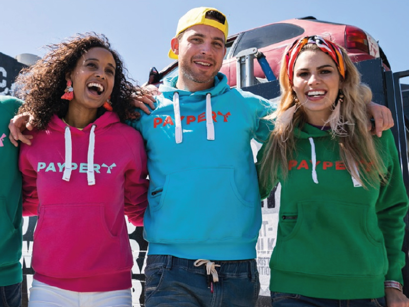Payper sweater met capuchon ⇨ Atlanta+ snel geleverd met uw logo