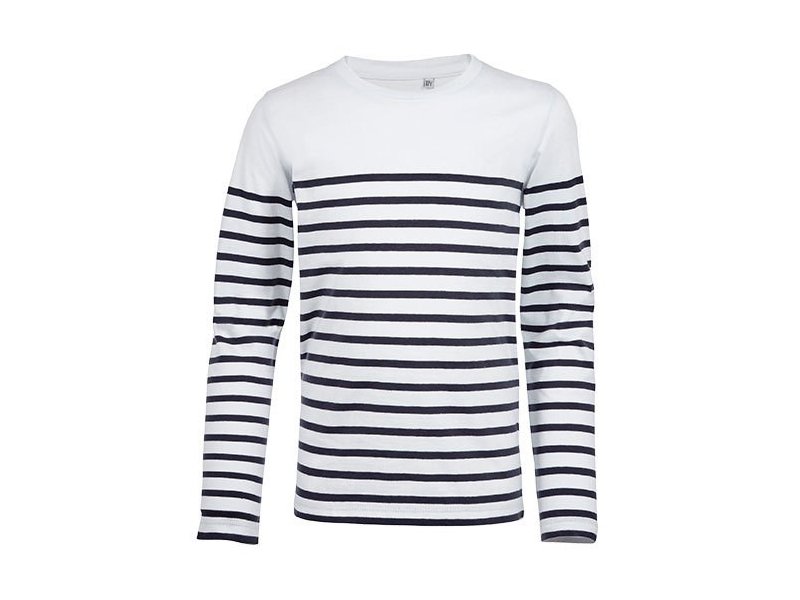 SOL´S - Kids´ Long Sleeve Striped T-Shirt Matelot