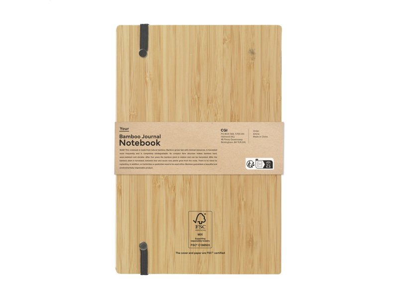Bamboo Journal Notebook A5 notitieboek Bamboo Journal Notebook A5 notitieboek