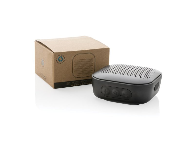 RCS gerecycled plastic Soundbox 3W speaker