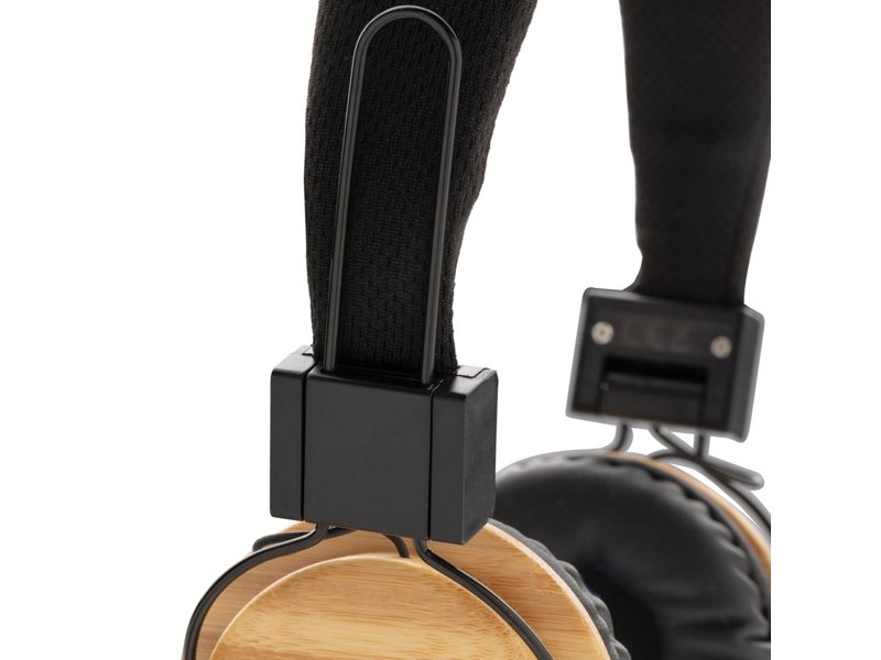 Bamboe draadloze hoofdtelefoon Bamboe draadloze hoofdtelefoon