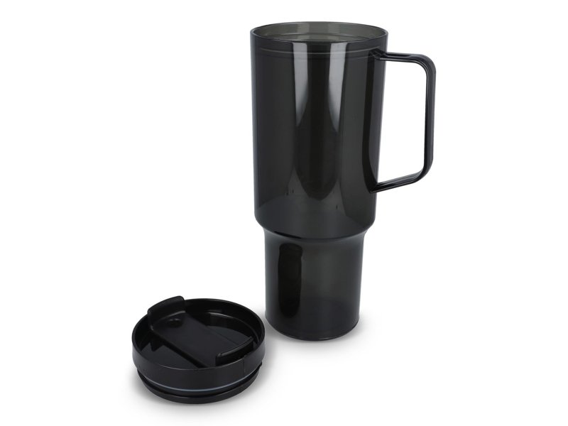 Miami beker met handvat transparant 1.2 L R-PET