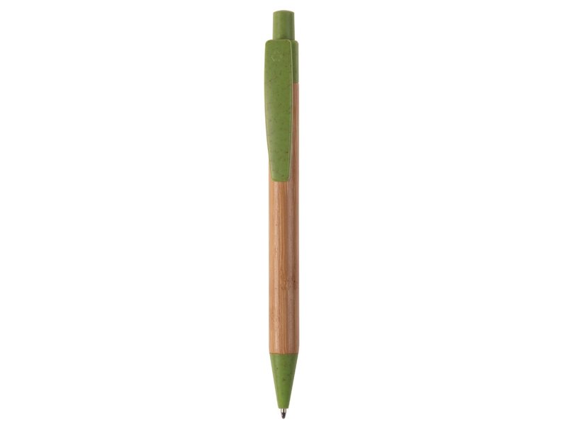 Ball pen bamboe met tarwestro