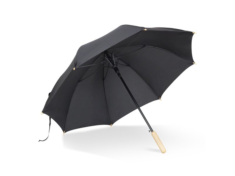 Stok paraplu 25” R-PET recht handvat auto open Stok paraplu 25” R-PET recht handvat auto open