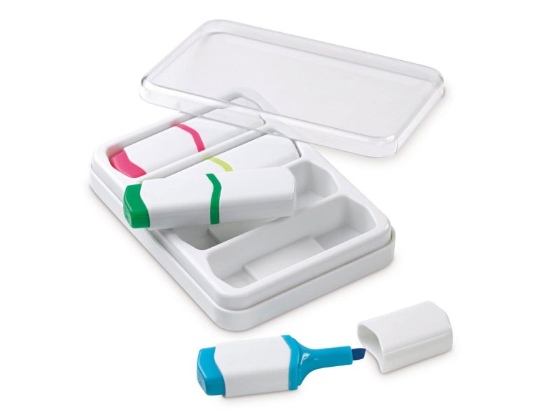 Mini tekstmarkers set van 4