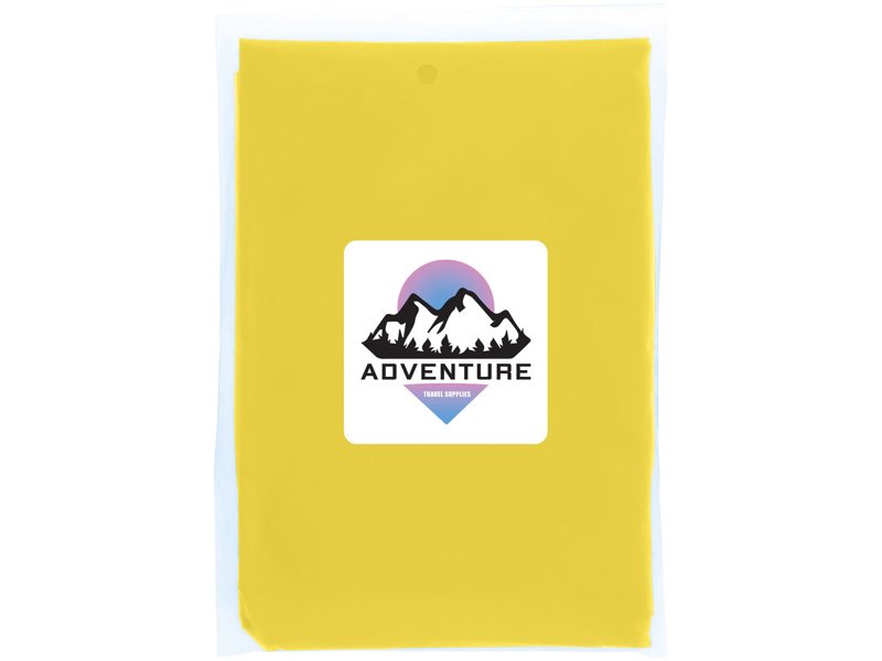 Ontdek de Mayan wegwerp poncho, gemaakt van gerecycled plastic | Totziens Promotions