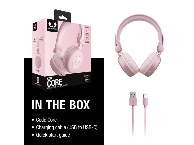 3HP1000 I Fresh 'n Rebel Code Core-Wireless on-ear Headphone 3HP1000 I Fresh 'n Rebel Code Core-Wireless on-ear Headphone