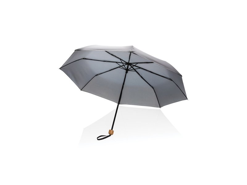 20.5" Impact AWARE™ RPET 190T pongee bamboe miniparaplu 20.5" Impact AWARE™ RPET 190T pongee bamboe miniparaplu