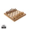 Luxe houten opvouwbaar schaakspel Luxe houten opvouwbaar schaakspel