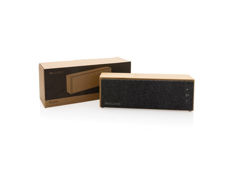 Wynn 10W bamboe draadloze luidspreker Wynn 10W bamboe draadloze luidspreker