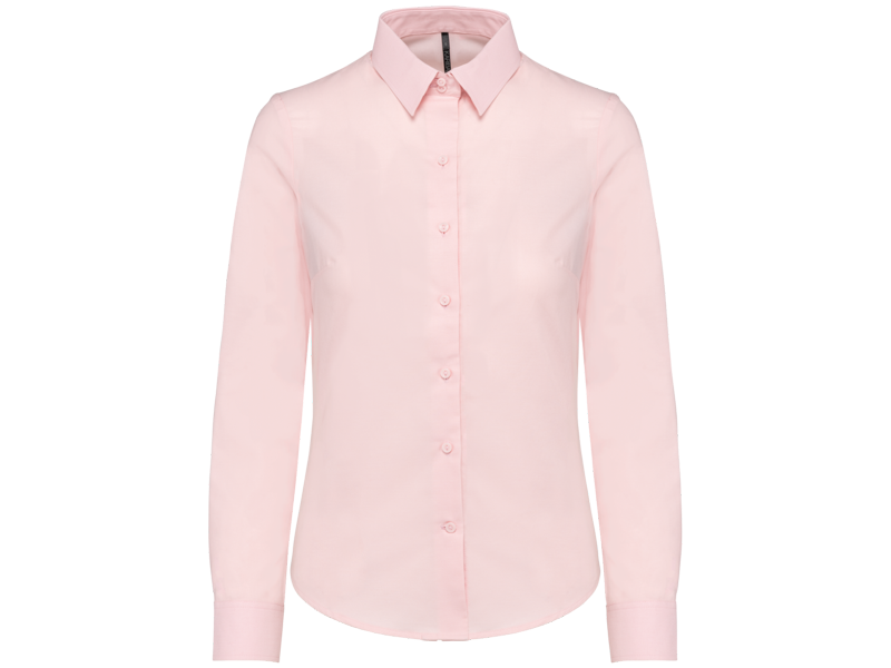 Kariban Dames oxford blouse lange mouwen Kariban Dames oxford blouse lange mouwen