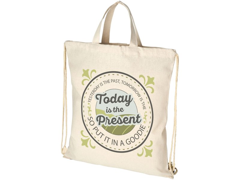 Pheebs 210 g/m² gerecyclede rugzak met trekkoordsluiting 6L Pheebs 210 g/m² gerecyclede rugzak met trekkoordsluiting 6L