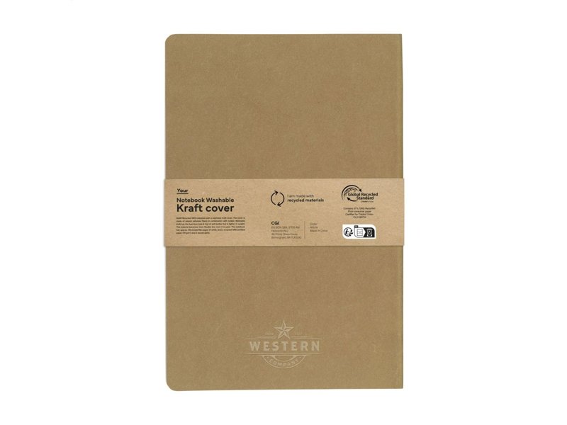 Notebook Washable Kraft Cover A5 notitieboek Notebook Washable Kraft Cover A5 notitieboek