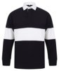 Panelled longsleeve rugby shirt