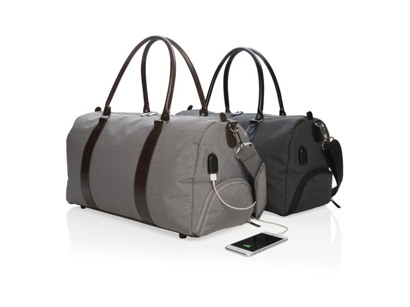 Weekendtas met USB oplaadpunt Weekendtas met USB oplaadpunt