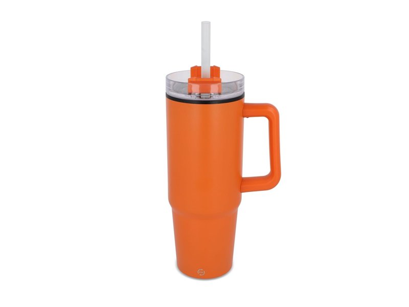 Miami beker met handvat en rietje 800ml Miami beker met handvat en rietje 800ml