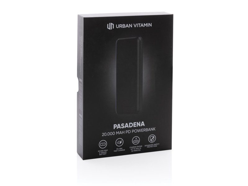 Urban Vitamin Pasadena 20.000 mAh 18W PD powerbank