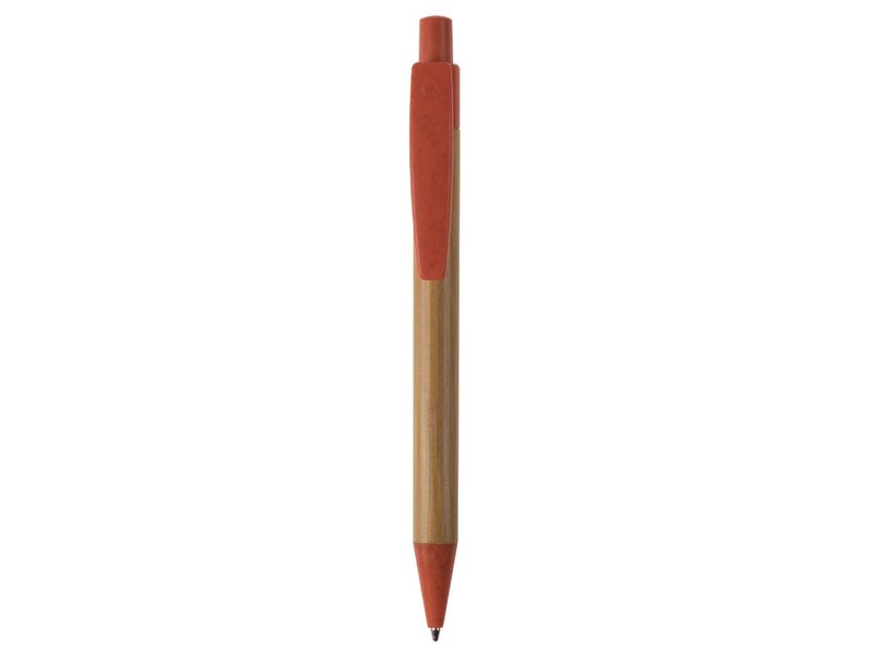 Ball pen bamboe met tarwestro