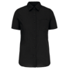 Kariban Dames Poplin Blouse Korte Mouwen
