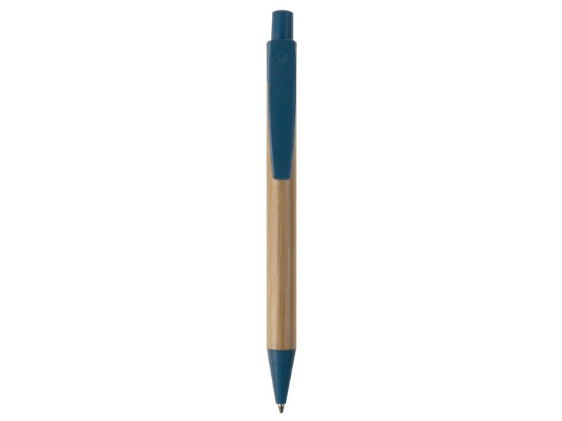 Ball pen bamboe met tarwestro