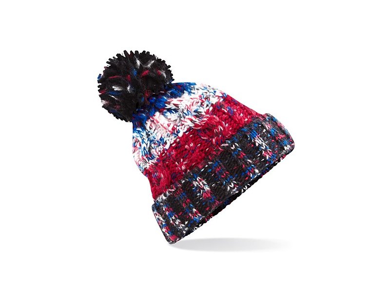 Beechfield - Corkscrew Pom Pom Beanie Beechfield - Corkscrew Pom Pom Beanie