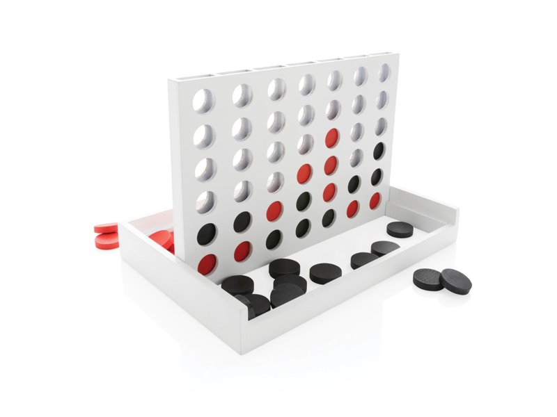 Connect houten vier-op-een-rij spel