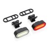 Lumino RCS rplastic USB-oplaadbare fietslamp set