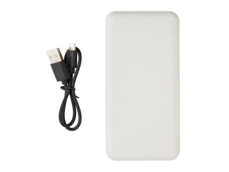 High density 10.000 mAh zakformaat powerbank