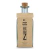 InSideOut Vierkante Gerecycled glas Waterfles ReuuZ met kurkstop 1L