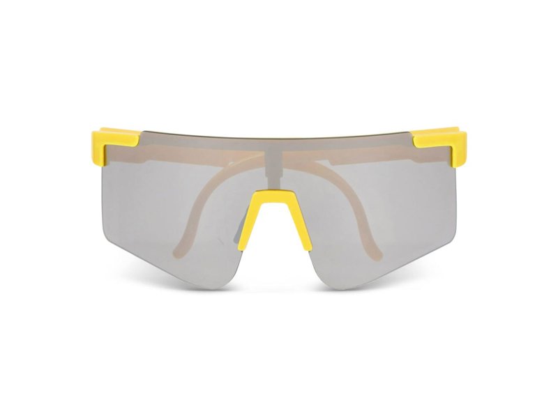 Sportzonnebril met spiegelende glazen Sportzonnebril met spiegelende glazen