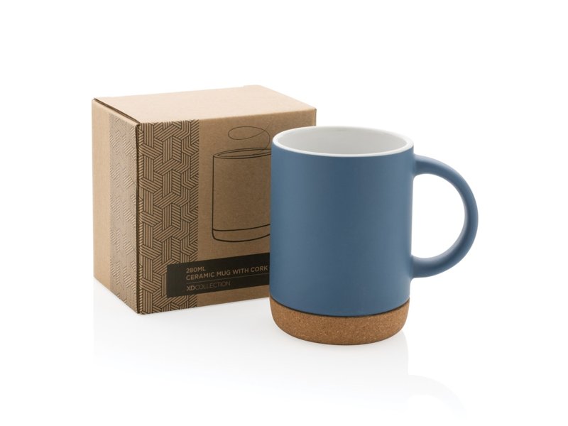 Keramische mok met kurken bodem Keramische mok met kurken bodem