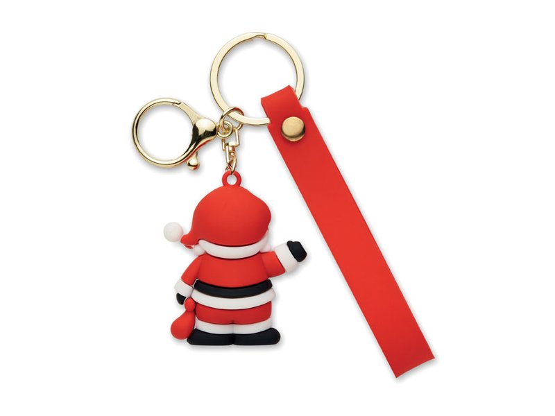Kerstman sleutelhanger