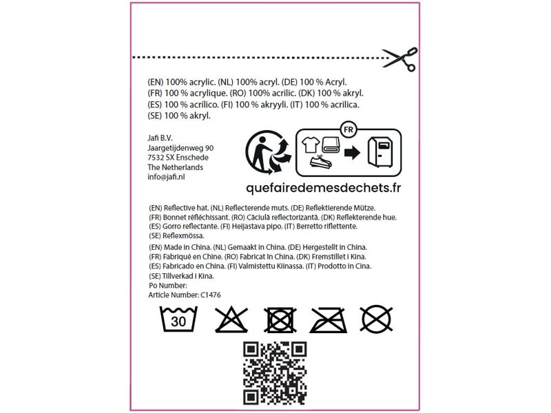 Thinsualte warme wintermutsen, vanaf 25 stuks al leverbaar met uw logo - Borduren -