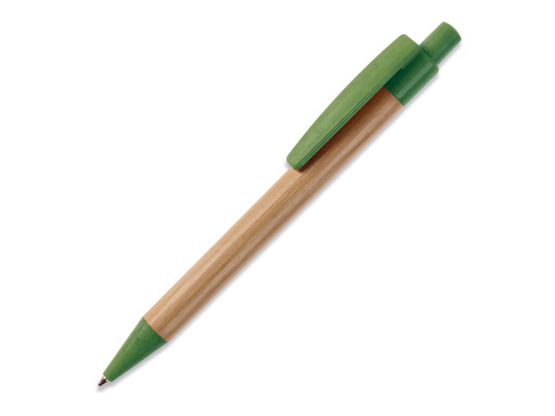 Ball pen bamboe met tarwestro