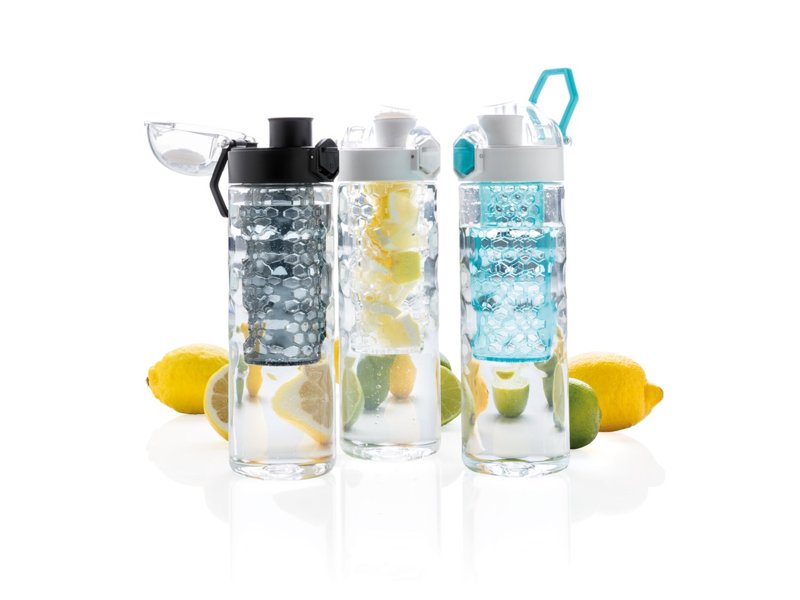 Honeycomb afsluitbare lekvrije waterfles met infuser Honeycomb afsluitbare lekvrije waterfles met infuser