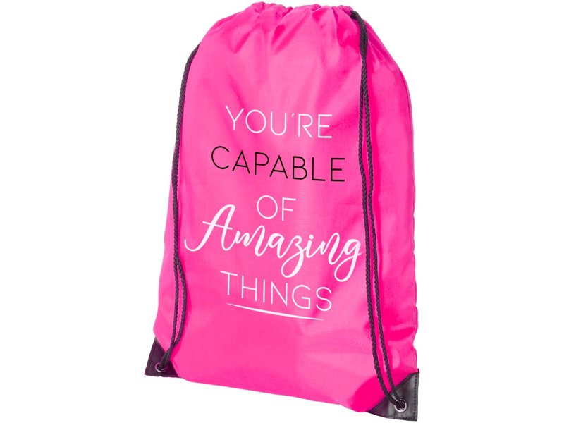 Snel en voordelig rugzakjes bestellen met uw logo | ruime kleurkeuze Snel en voordelig rugzakjes bestellen met uw logo | ruime kleurkeuze