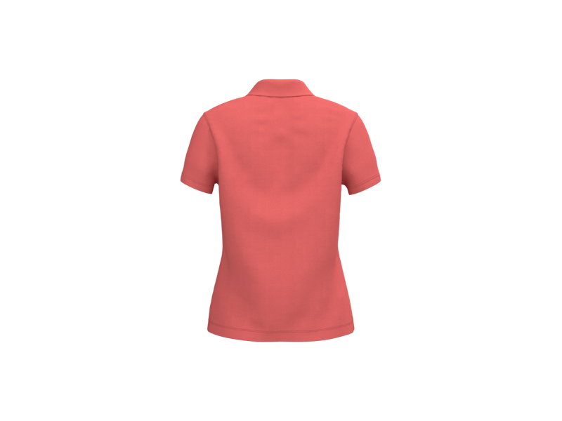 Kariban Piqué-damespolo korte mouwen