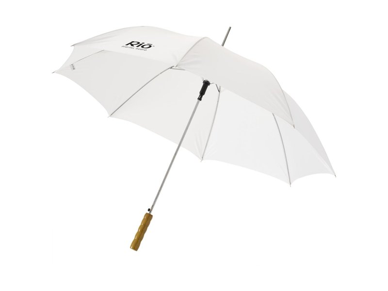 Lisa 23'' automatische paraplu met houten handvat