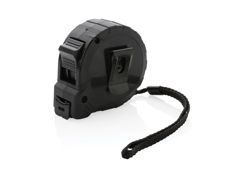 RCS gerecycled plastic 5M/19 mm rolmaat met stop knop RCS gerecycled plastic 5M/19 mm rolmaat met stop knop