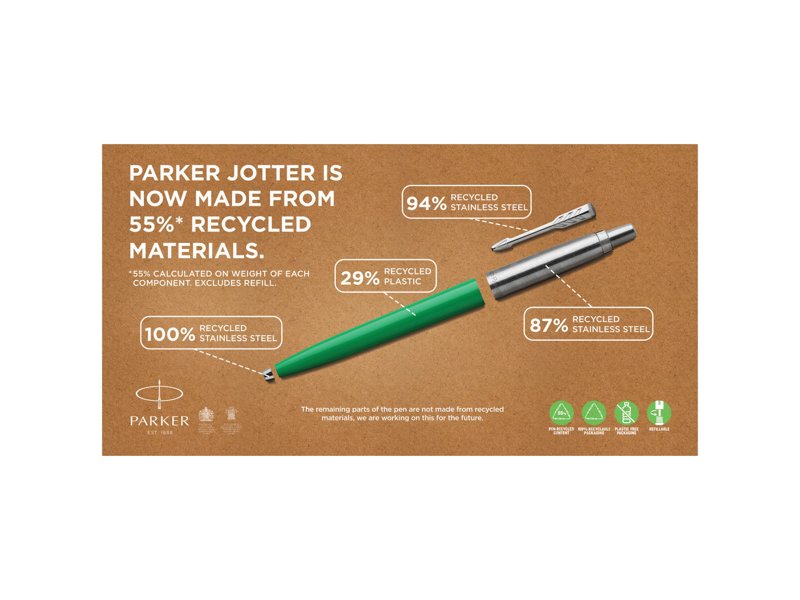 Parker Jotter gerecyclede balpen Parker Jotter gerecyclede balpen