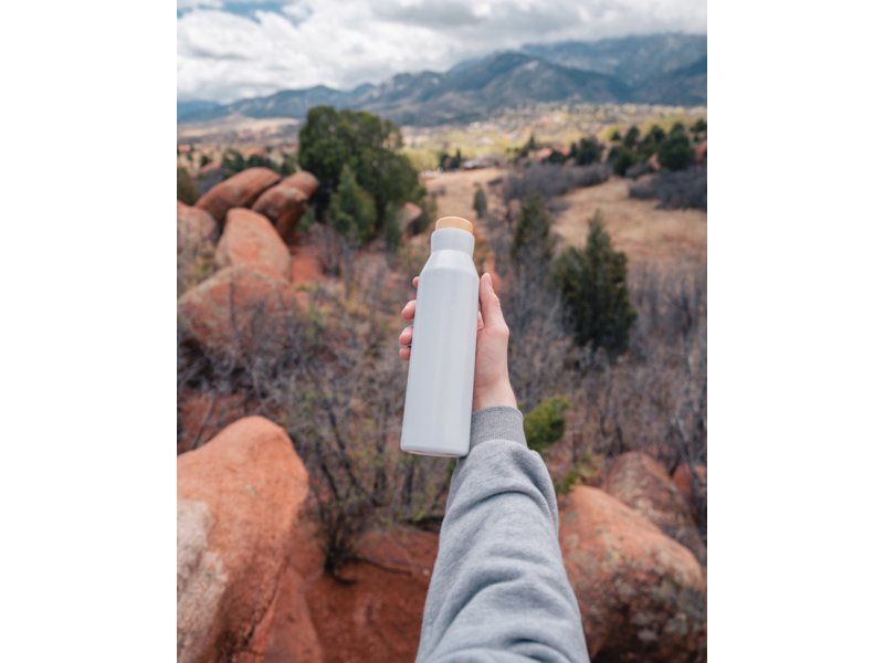 Gaia RCS-gecertificeerde gerecyclede rvs vacuümfles Gaia RCS-gecertificeerde gerecyclede rvs vacuümfles