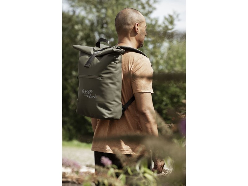 Lennon Roll-Top Recycled PU Backpack rugzak Lennon Roll-Top Recycled PU Backpack rugzak