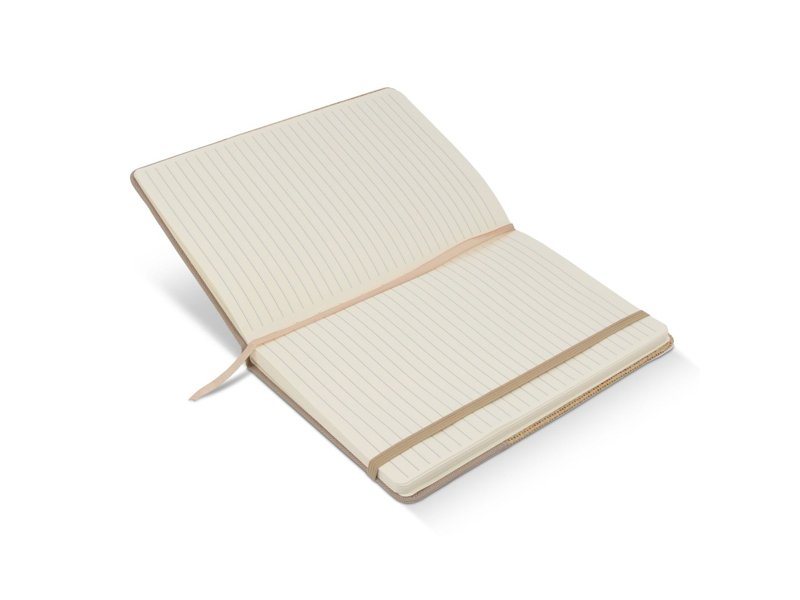 Notitieboek jute R-PET Notitieboek jute R-PET