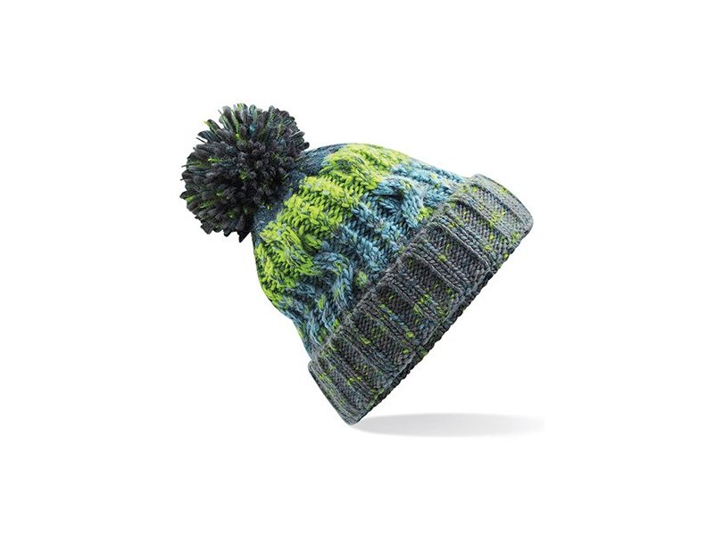 Beechfield - Corkscrew Pom Pom Beanie