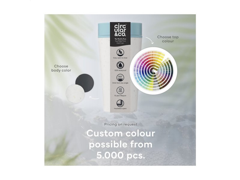 Circular&Co Recycled Coffee Cup 340 ml koffiebeker Circular&Co Recycled Coffee Cup 340 ml koffiebeker