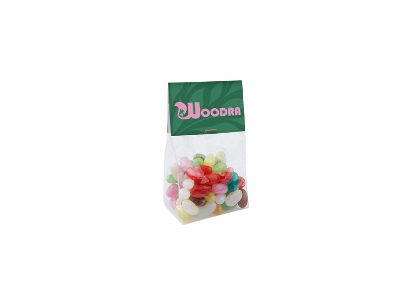 Blokzakje kopkaartje 100 gram snoep